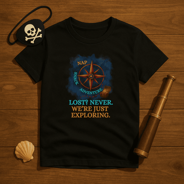 Lost? Never. We’re Just Exploring - Youth Comfort Colors T-Shirt
