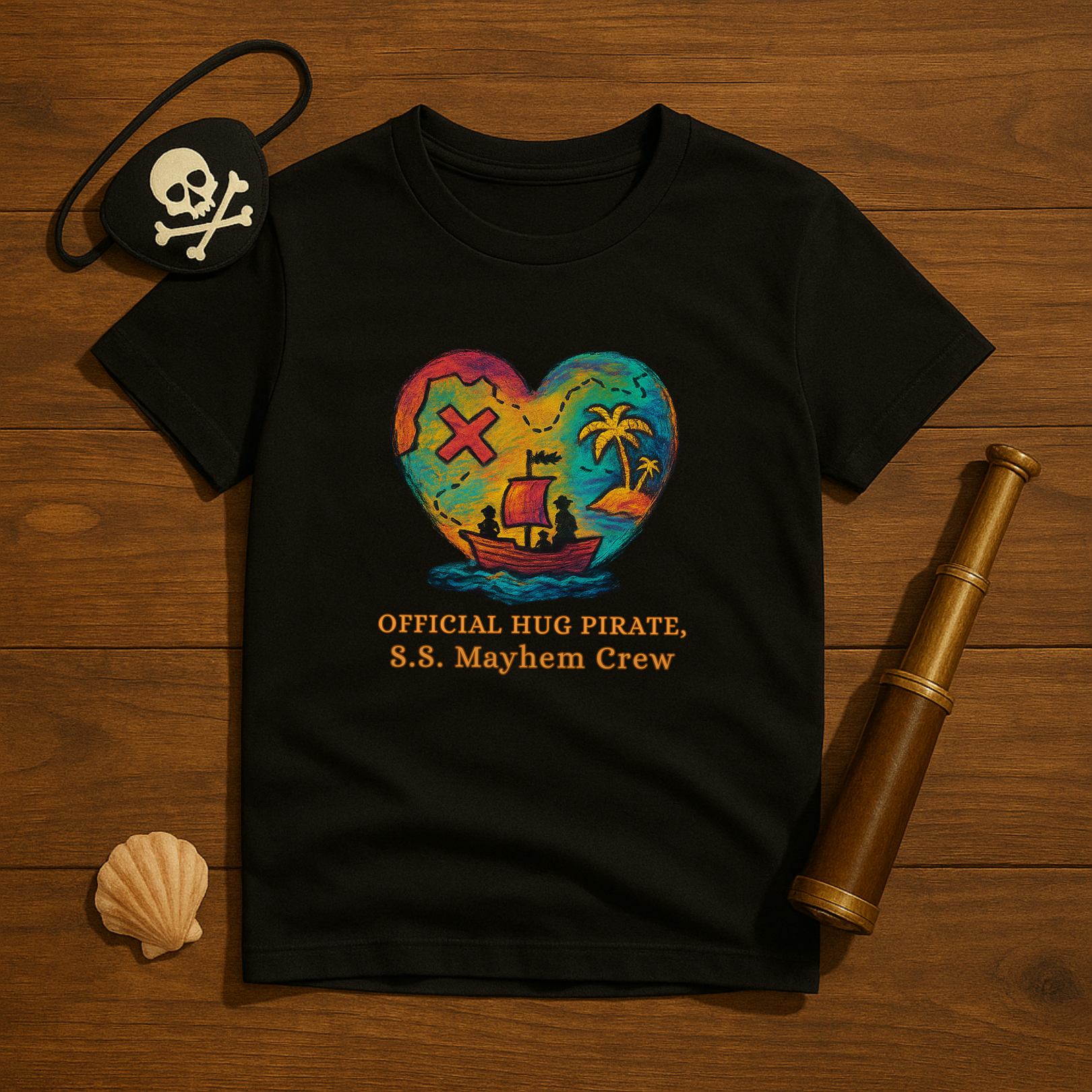 Official Hug Pirate- Toddler's Fine Jersey T-Shirt