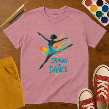 DRAWN to DANCE- Toddler Short Sleeve Tee