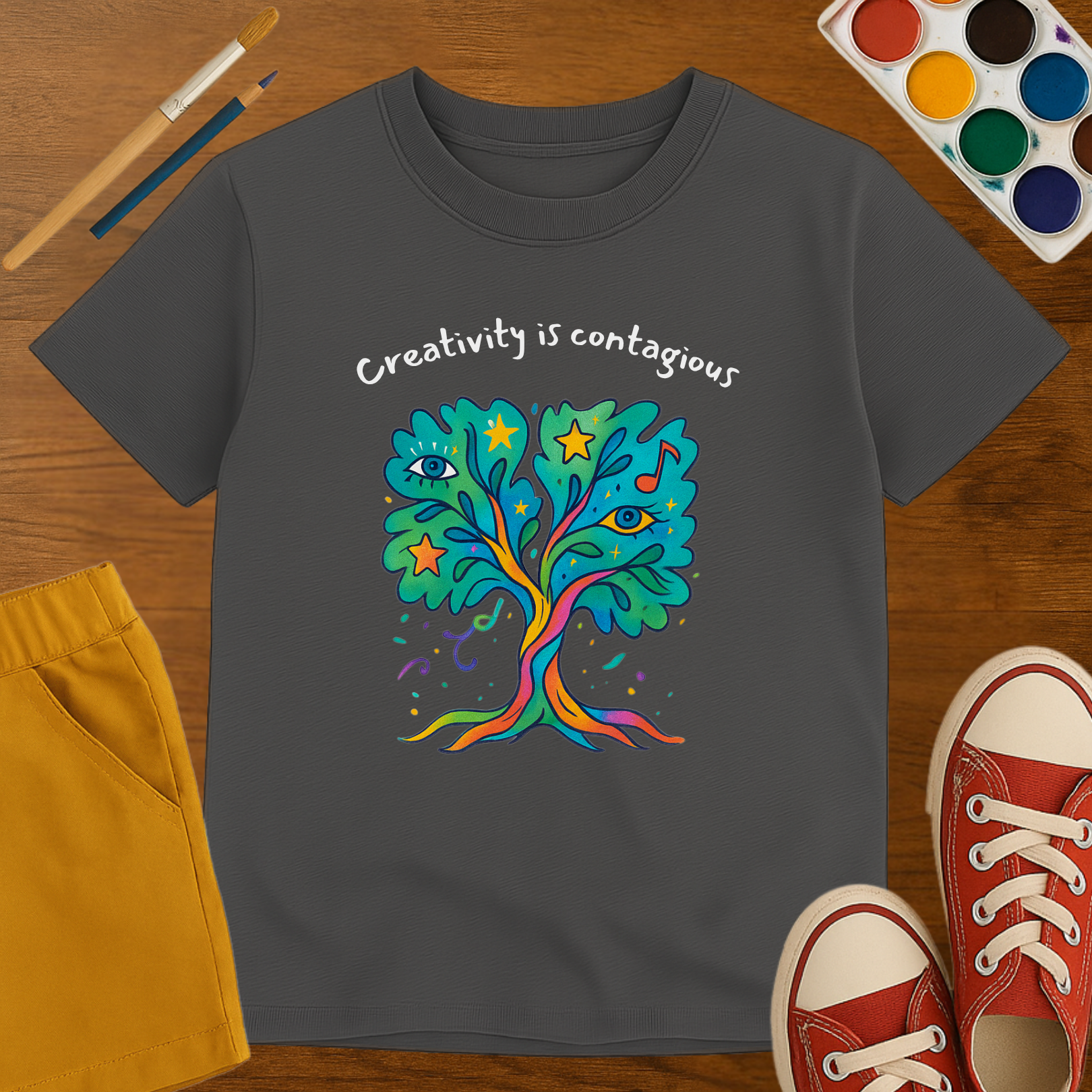 Creativity Tree- Toddler Short Sleeve T-Shirt