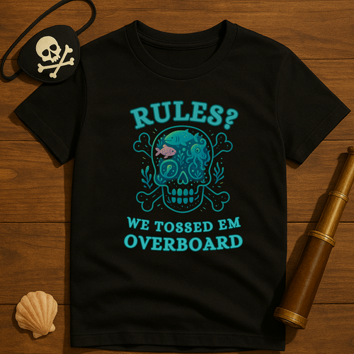 Rules? We Tossed ’Em Overboard- Adult Softstyle T-Shirt
