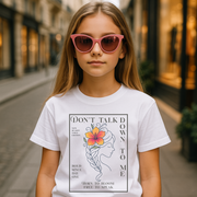 Don’t Talk Down to Me, Fashion Ad Youth Graphic Tee