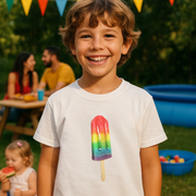 Rainbow Popsicle Kids T-Shirt