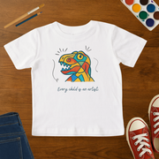 Cubist Dinosaur Toddler T-Shirt – Every Child Is an Artist  Toddler Tee