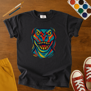 Dino Art Raptor Kids Graphic Tee