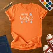 “You Are Bootiful” Halloween Ghost T-Shirt – Cute Fall Adult Graphic Tee