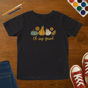 Oh My Gourd Toddler T-Shirt – Cute Thanksgiving Graphic Shirt for Toddler