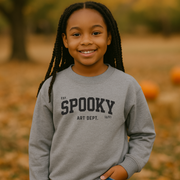 Spooky Art Dept. 1691 , Youth Crewneck Sweatshirt