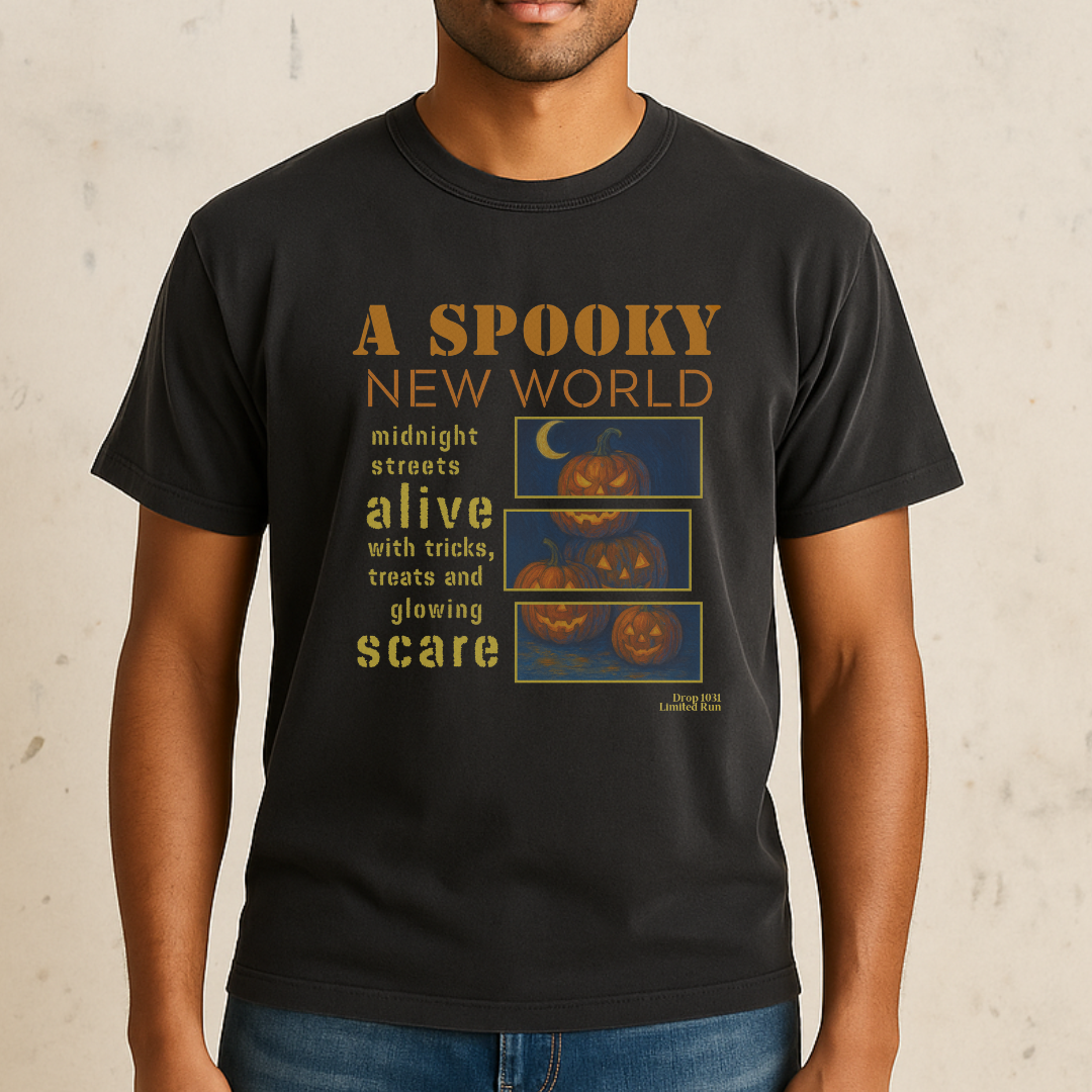 A Spooky New World Streetwear Adult Graphic Tee